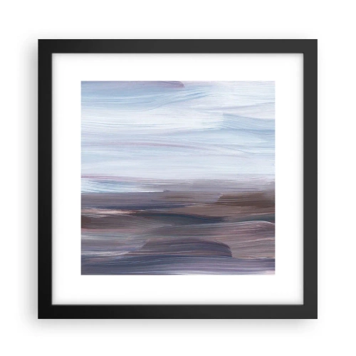 Plakat i sort ramme - Elementer: vand - 30x30 cm