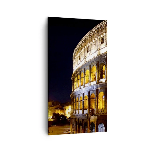 Lærredstryk - Billede på lærred - Legene er ved at begynde - 45x80 cm