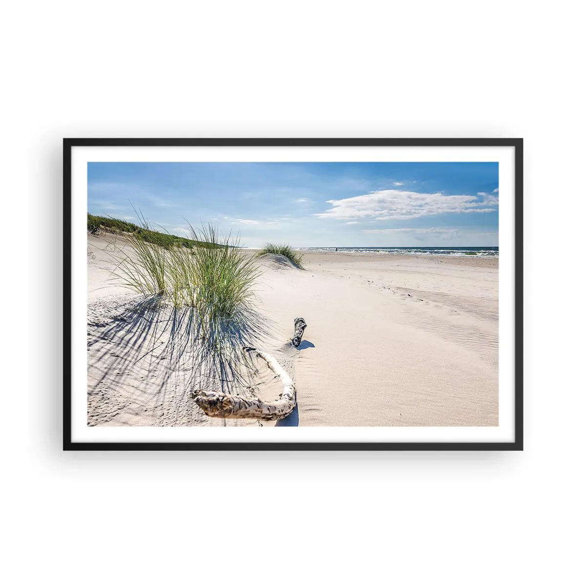 Plakat i sort ramme - Den smukkeste? Baltisk - 91x61 cm