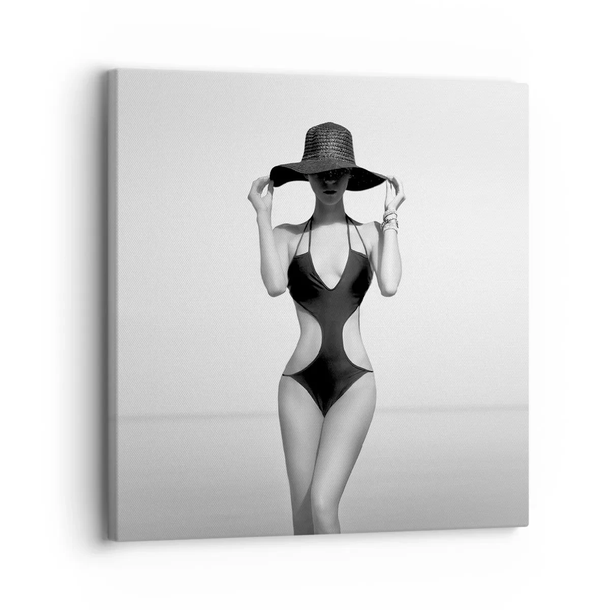 Lærredstryk - Billede på lærred - Mit navn er Elegance - 30x30 cm