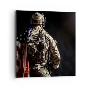 Lærredstryk - Billede på lærred - Det er grunden til, at - 70x70 cm