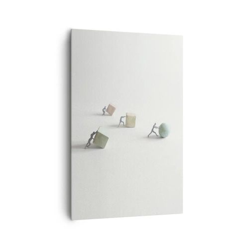 Lærredstryk - Billede på lærred - Selve livet - 80x120 cm