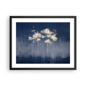 Plakat i sort ramme - Som kronblade i vinden - 50x40 cm