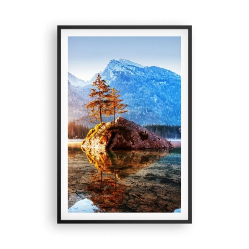 Plakat i sort ramme - Naturen i et nyt lys - 61x91 cm