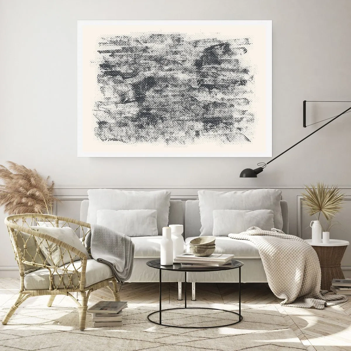 Plakat - Tågeagtig sammensætning - 50x40 cm