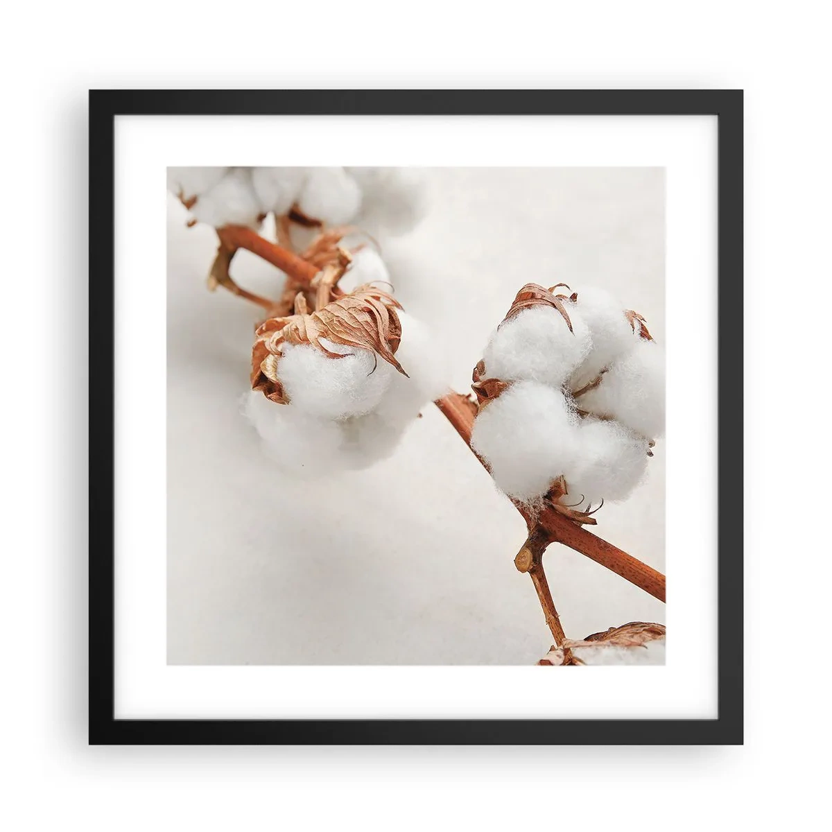 Plakat i sort ramme - Bare kramme - 40x40 cm