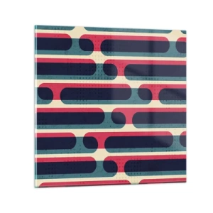 Billede på glas - Indad og fremad - 70x70 cm