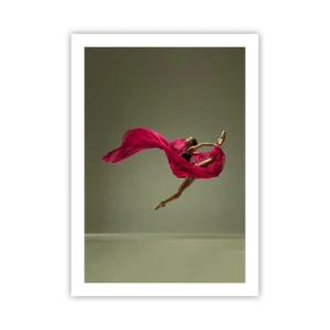Plakat - Dansende flamme - 50x70 cm