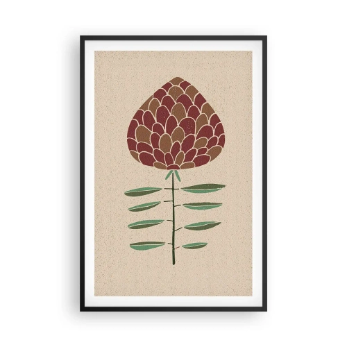 Plakat i sort ramme - Som en stor pind - 61x91 cm