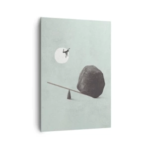 Lærredstryk - Billede på lærred - En drøm går i opfyldelse - 70x100 cm