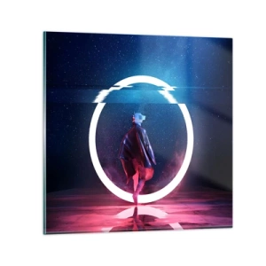 Billede på glas - Mellem verdener - 30x30 cm