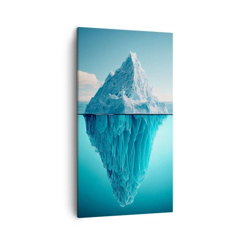 Lærredstryk - Billede på lærred - Dronning af is - 45x80 cm