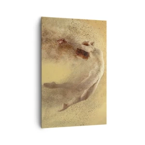 Lærredstryk - Billede på lærred - I dansende henrykkelse - 80x120 cm