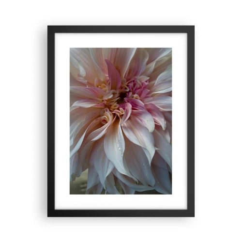 Plakat i sort ramme - Blomstrende friskhed - 30x40 cm