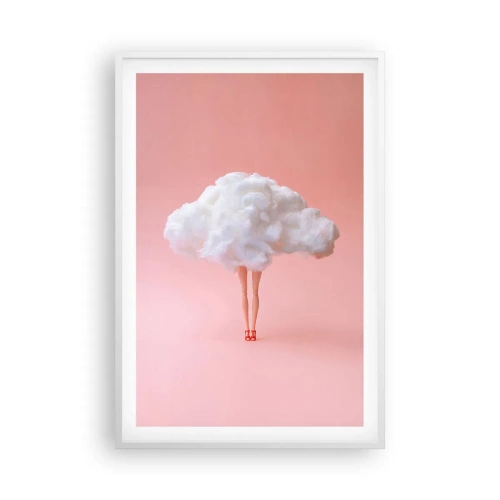 Plakat i hvid ramme - Et sødt løfte - 61x91 cm