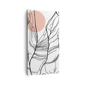 Lærredstryk - Billede på lærred - I et netværk af kviste - 65x120 cm