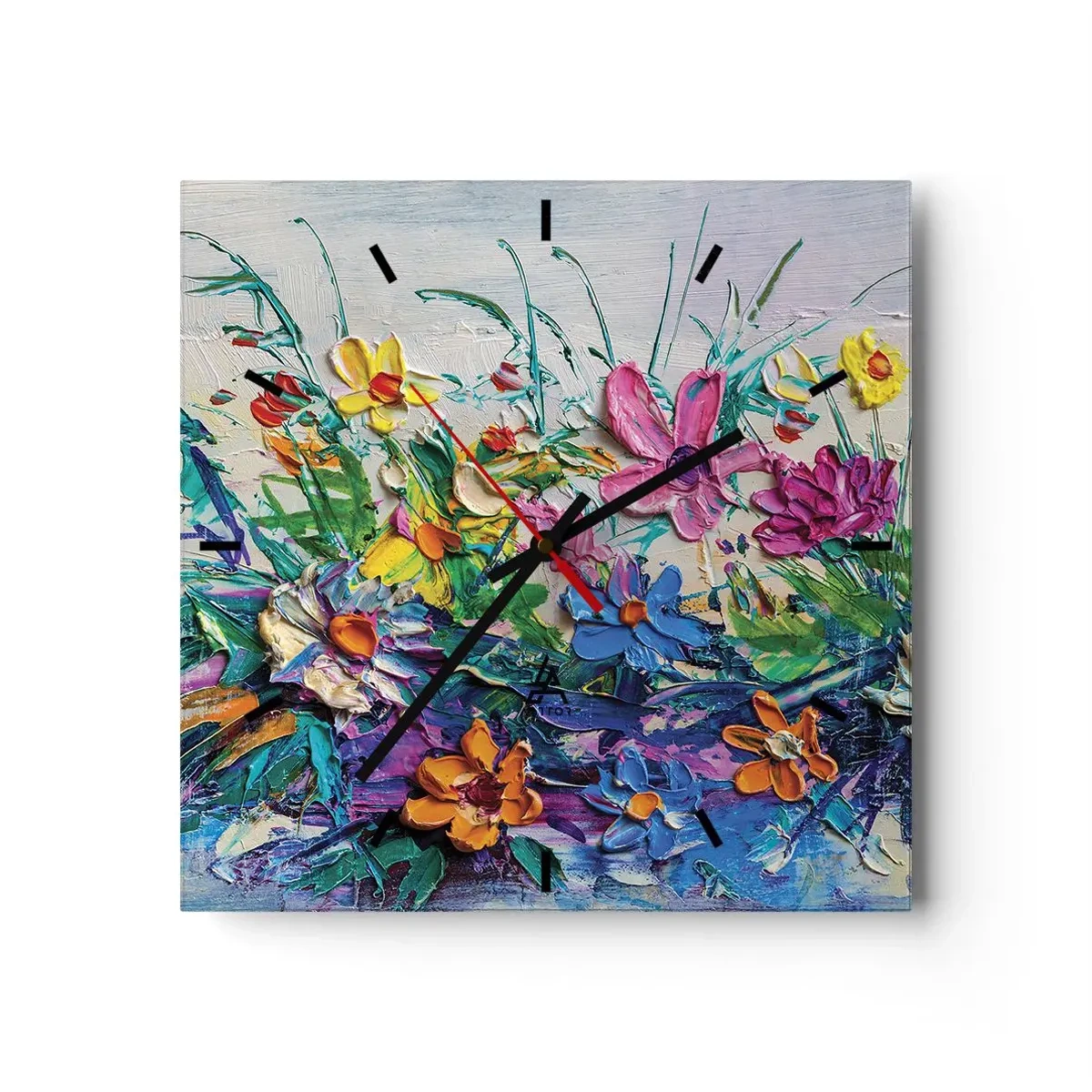 Vægur, Uret - Overhovedet ikke et stilleben - 30x30 cm