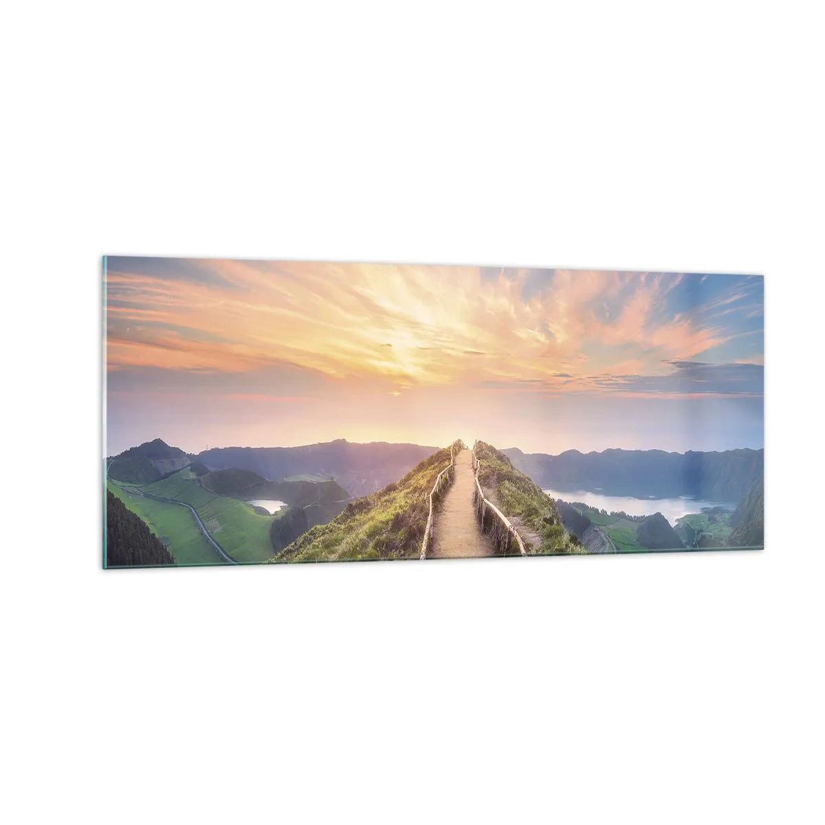 Billede på glas - Tæt på himlen - 100x40 cm