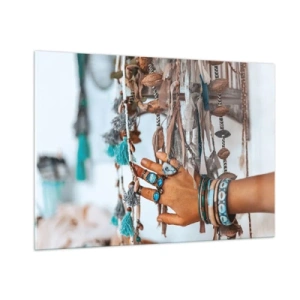 Billede på glas - Lokale skatte - 100x70 cm