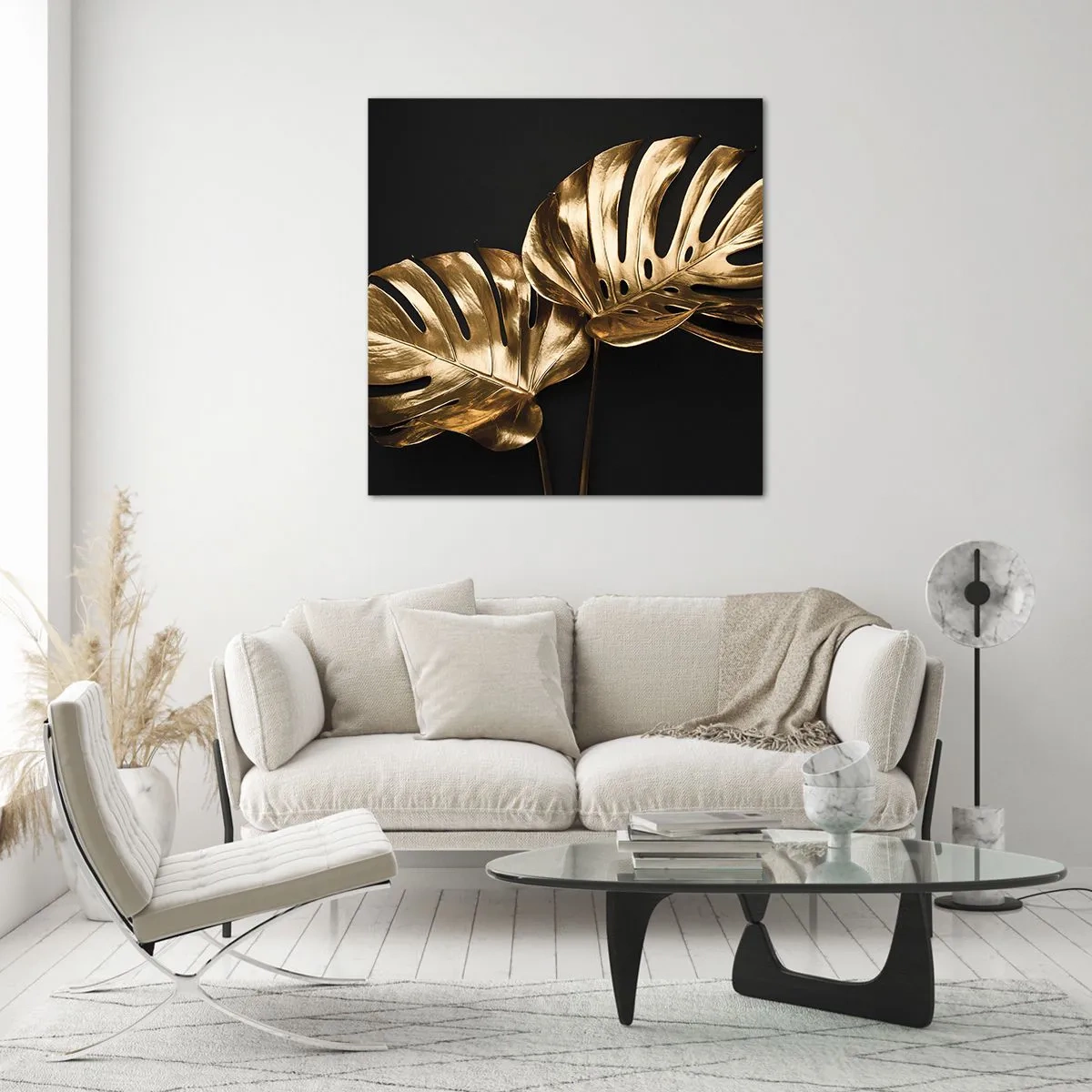 Billede på glas - Naturens skatte - 70x70 cm