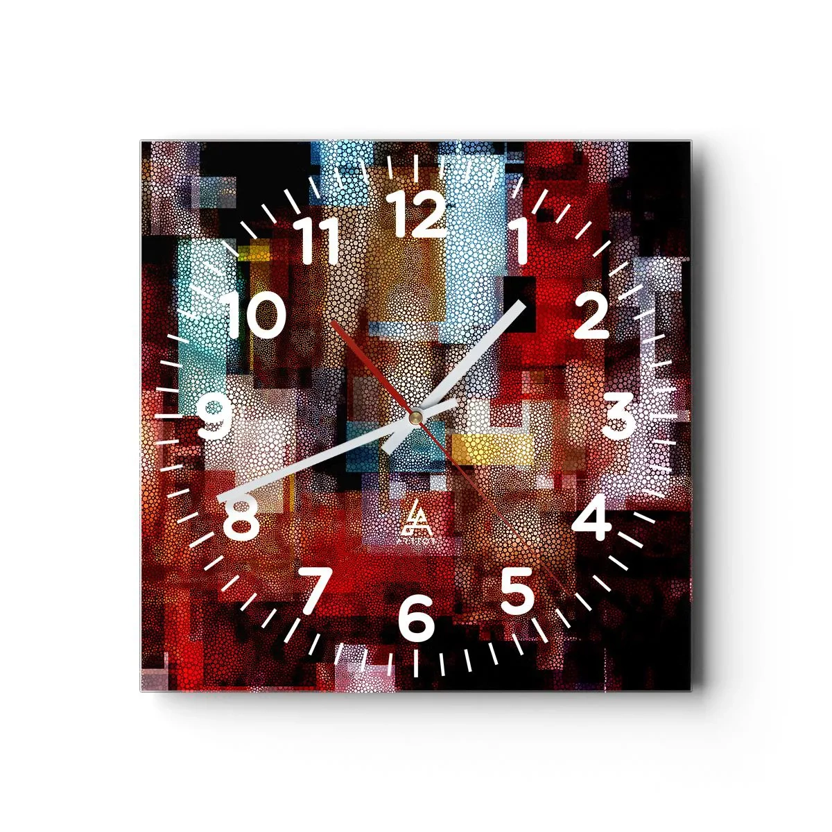 Vægur, Uret - Forvirring med forvirring - 40x40 cm