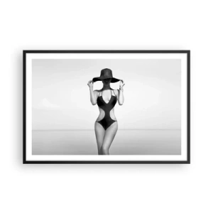 Plakat i sort ramme - Mit navn er Elegance - 91x61 cm