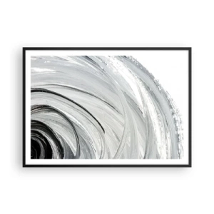 Plakat i sort ramme - Orbital komposition - 100x70 cm