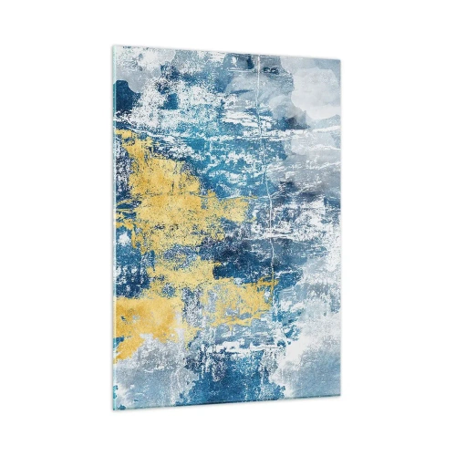 Billede på glas - En fredfyldt abstraktion - 50x70 cm