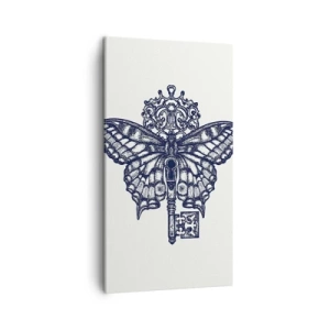 Lærredstryk - Billede på lærred - Alle hjertets hemmeligheder - 45x80 cm