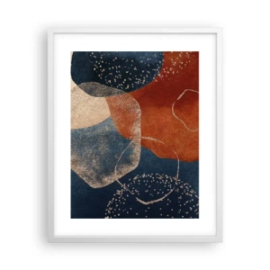 Plakat i hvid ramme - Lethed i tilværelsen - 40x50 cm