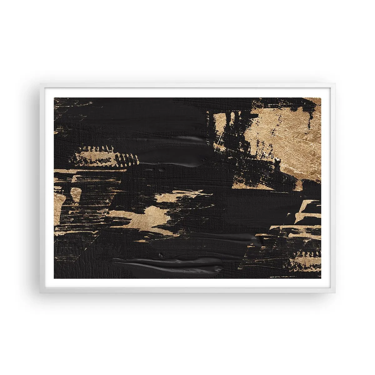 Plakat i hvid ramme - Et spor af berøring - 100x70 cm