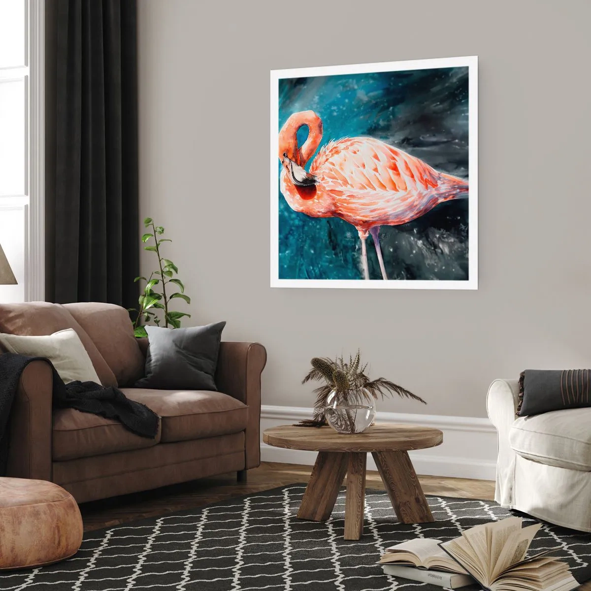 Plakat - Dekorativ af natur - 40x40 cm
