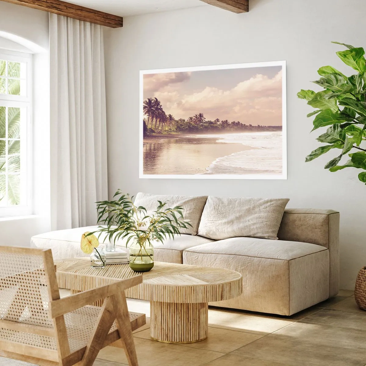 Plakat - Kærtegner bølgerne - 91x61 cm