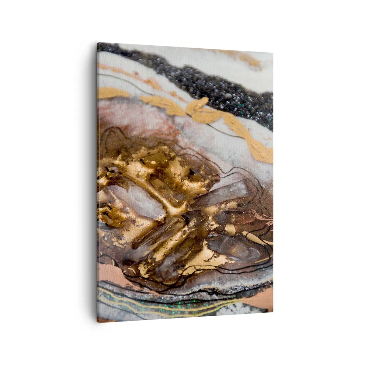Lærredstryk - Billede på lærred - Jord element - 50x70 cm