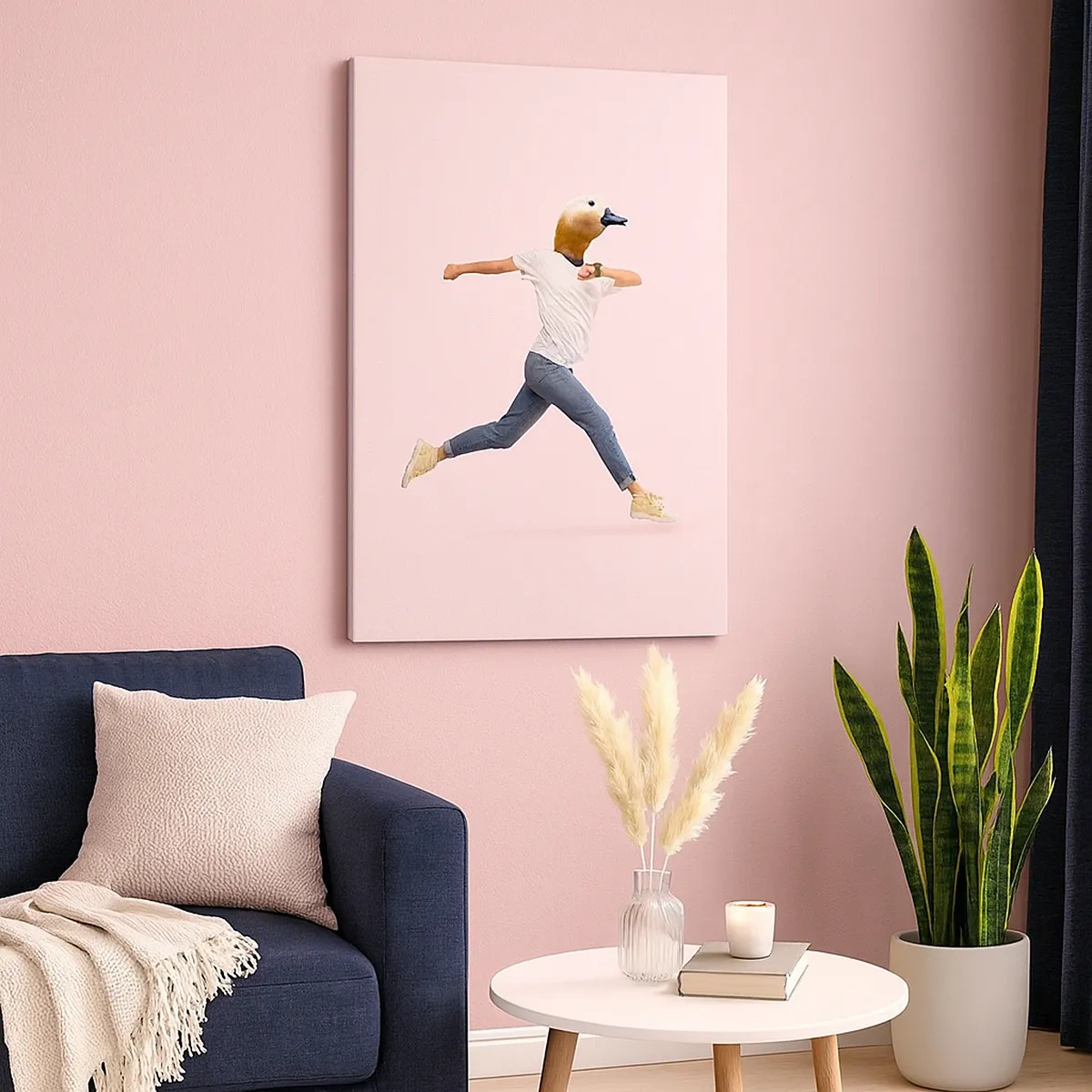 Lærredstryk - Billede på lærred - En knivspids absurditet - 50x70 cm