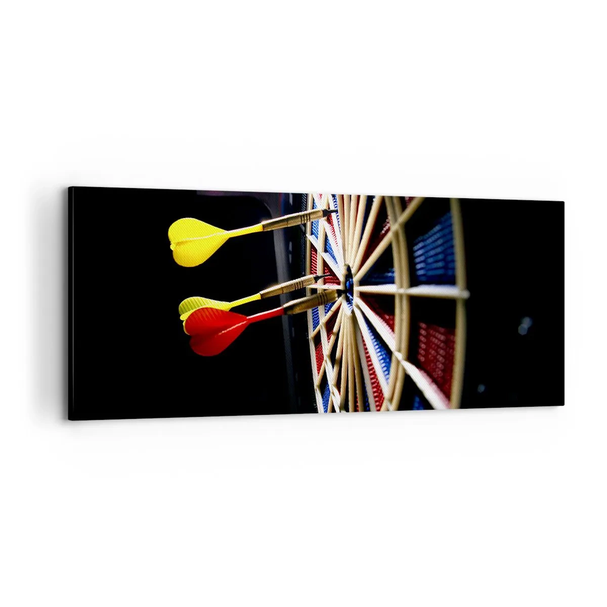 Lærredstryk - Billede på lærred - Lige til sagen - 100x40 cm