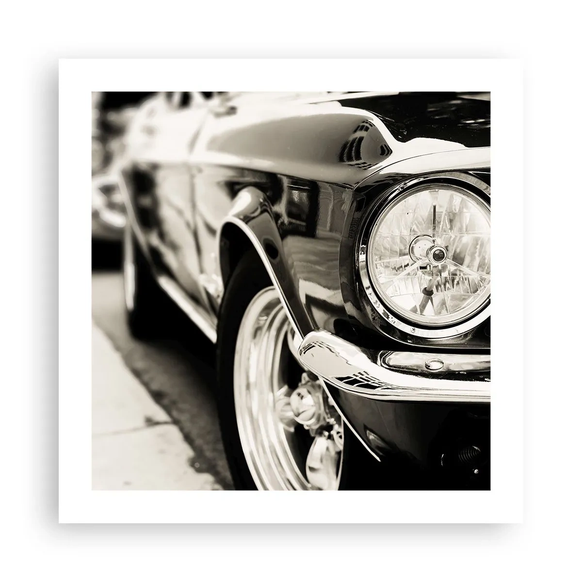 Plakat - Vedvarende glans - 50x50 cm