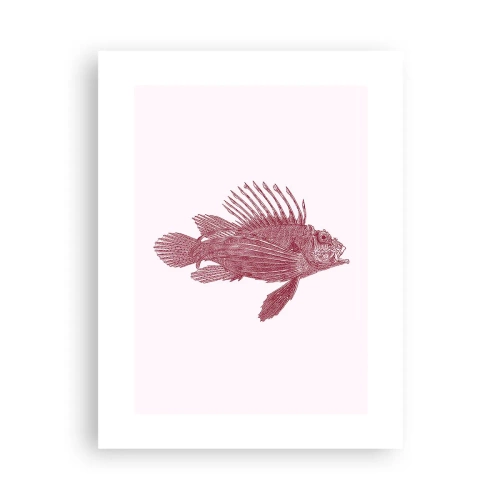 Plakat - En beboer i eksotiske farvande - 30x40 cm