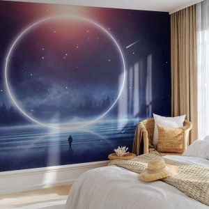 Fototapet Selvklæbende Deluxe Sticker - De er allerede her... - Fantasi, Kosmos, Landskab - 100x70 cm