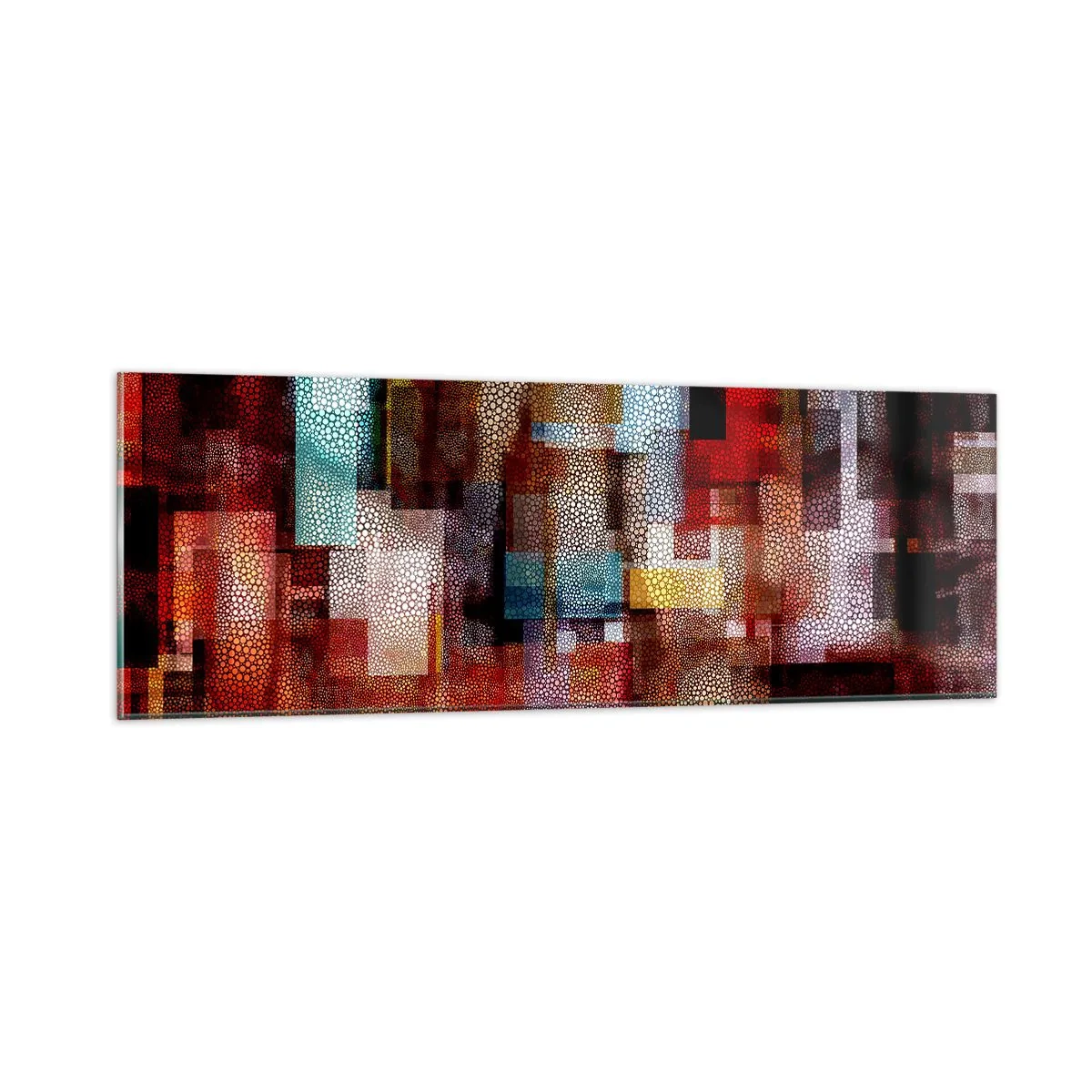 Billede på glas - Forvirring med forvirring - 90x30 cm
