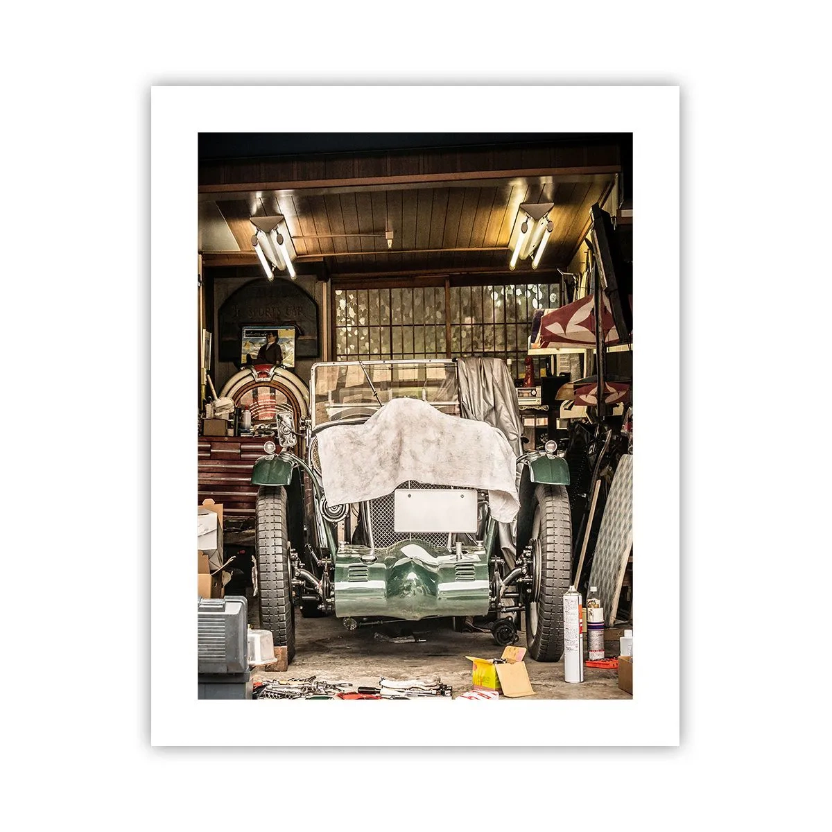 Plakat - Tilbage til fortiden - 40x50 cm