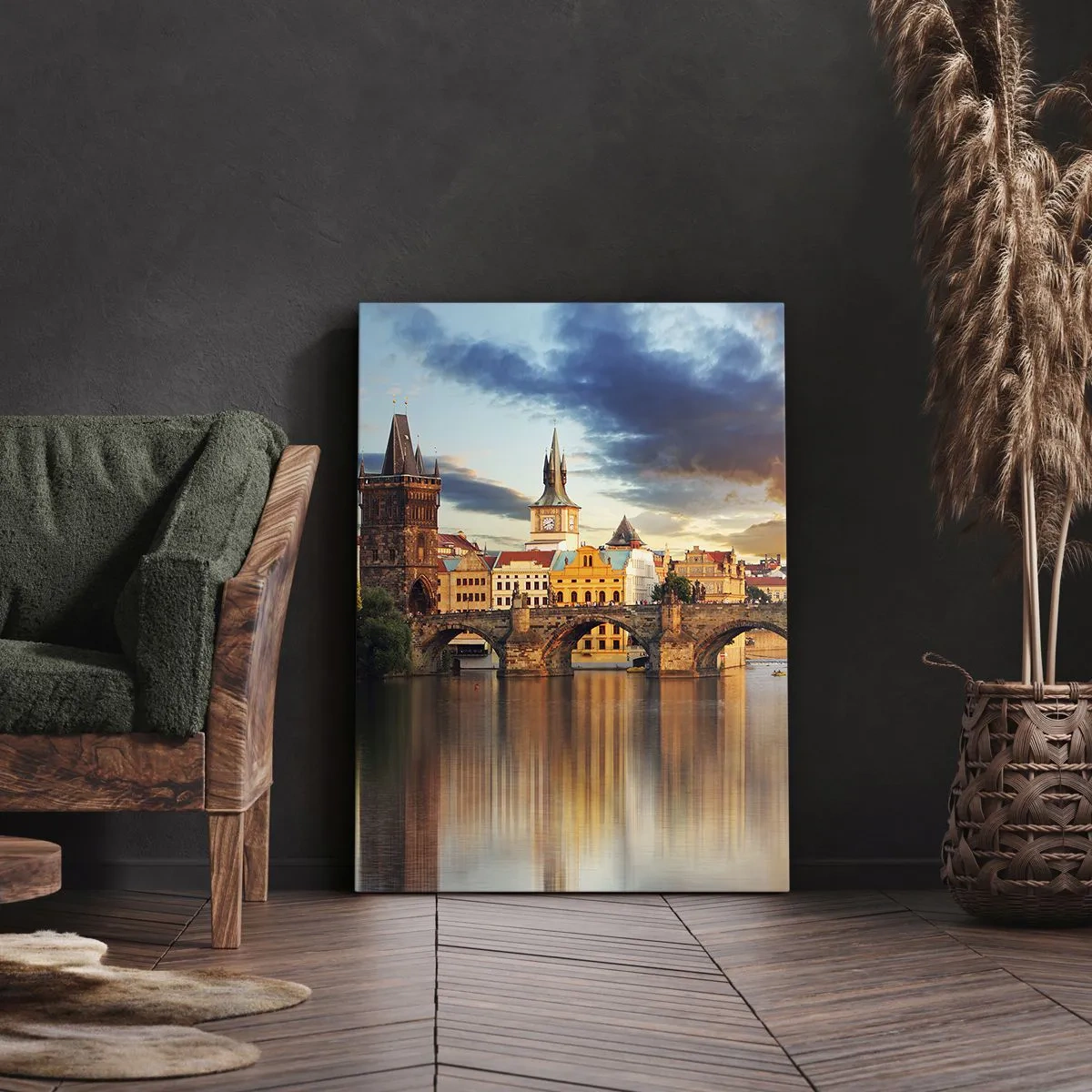 Lærredstryk - Billede på lærred - Smukt for evigt - 50x70 cm