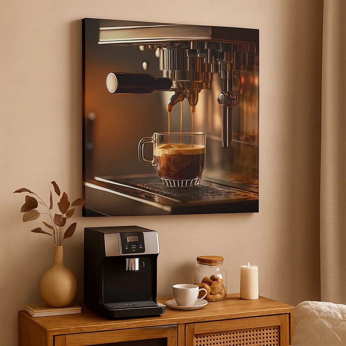 Lærredstryk - Billede på lærred - En sensuel blanding - 30x30 cm