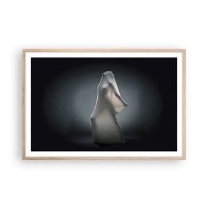 Plakat i ramme af lyst egetræ - Skjulte begær - 91x61 cm