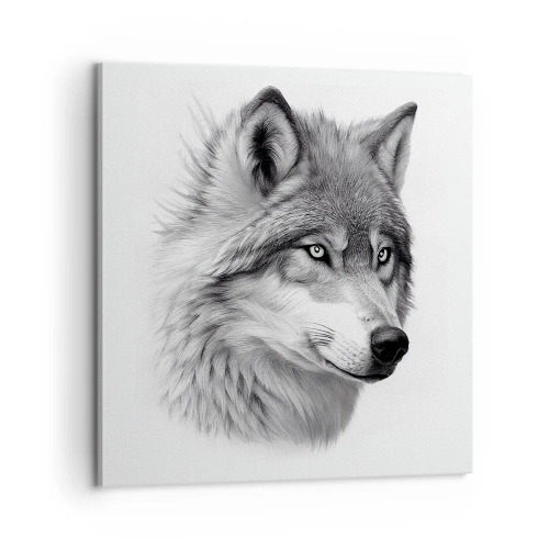 Lærredstryk - Billede på lærred - Alpha - uden tvivl - 60x60 cm