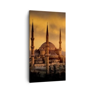 Lærredstryk - Billede på lærred - Gud er stor - 45x80 cm