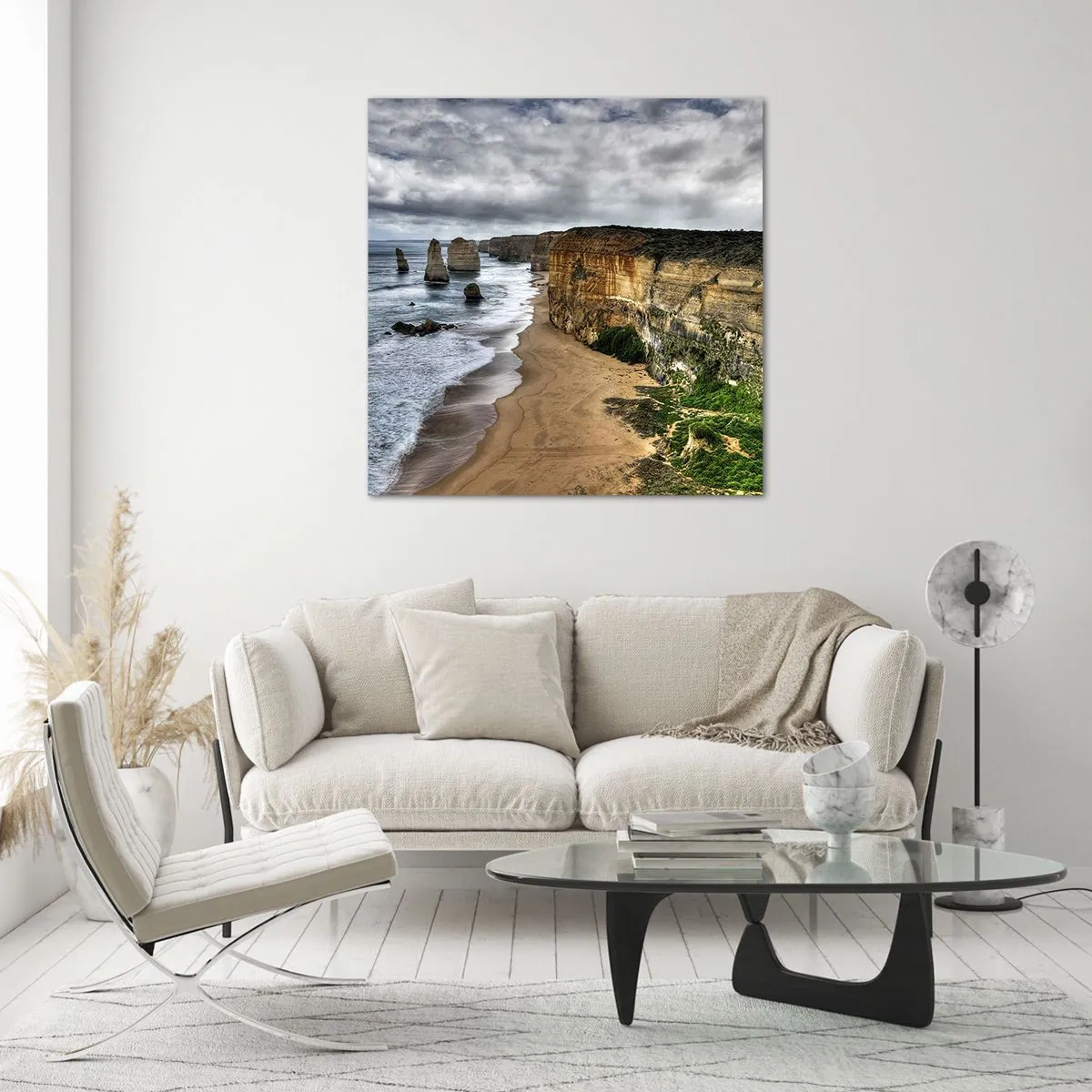 Billede på glas - Rå skønhed - 30x30 cm