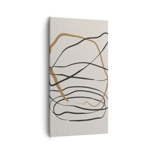 Lærredstryk - Billede på lærred - Komposition - dans i besiddelse - 55x100 cm