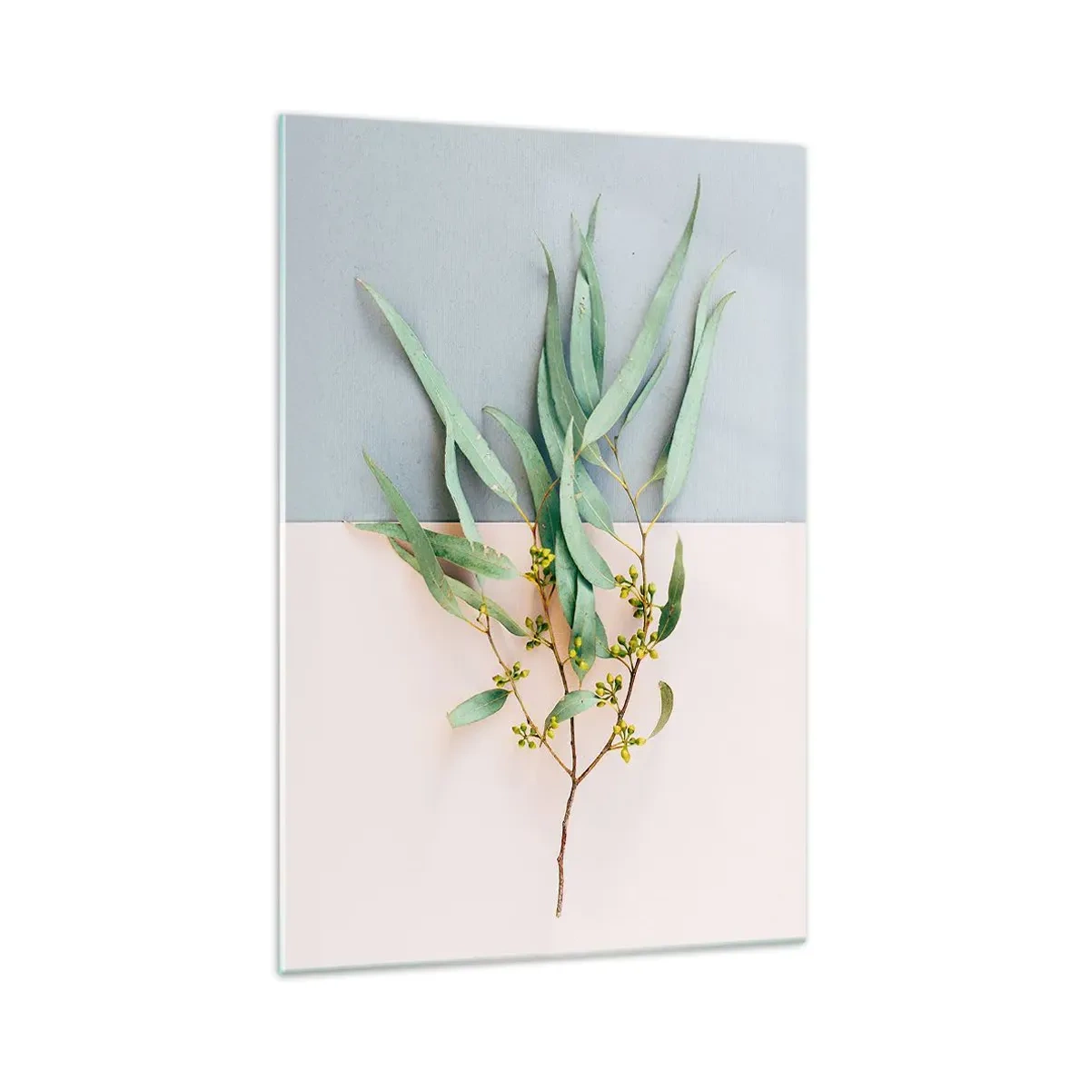 Billede på glas - Pastelfarvernes subtilitet - 70x100 cm