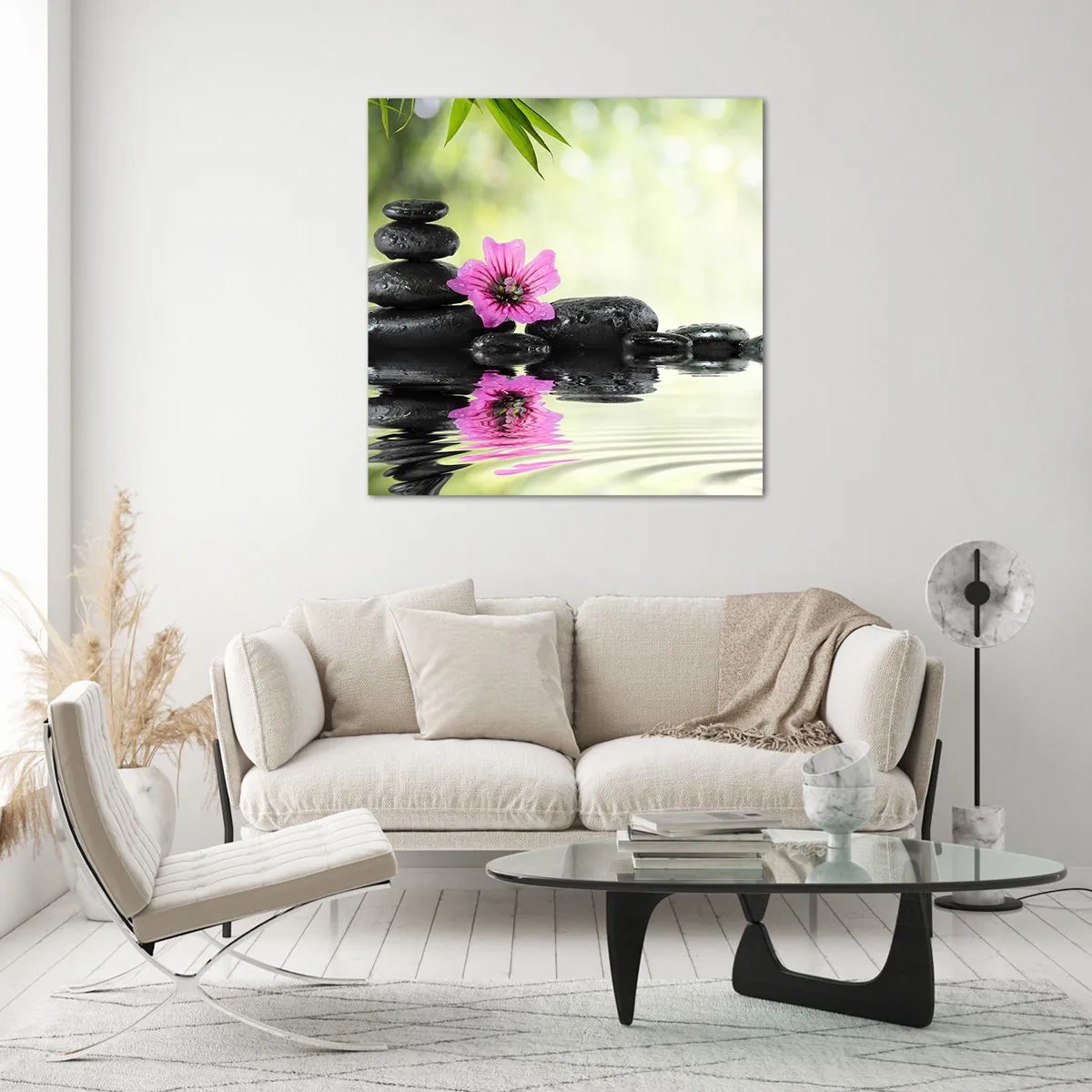 Billede på glas - Tid til sjælen - 50x50 cm